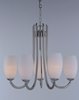 Foto para Taylor 5-Light Chandelier SN Satin White Opal Glass MB Incandescent Incandescent (CAN 2.54"x2.54"x1")36" Chain