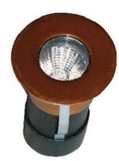 Foto para 2w 50k MR11 LED Copper 2.5" Recessed Deck Light