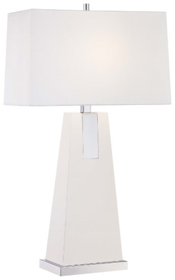 Foto para 100w SW 1 Light Table Lamp White