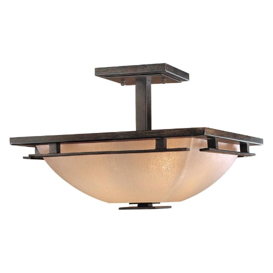 Picture of SW 2 Light Semi Flush Mount Iron Oxide