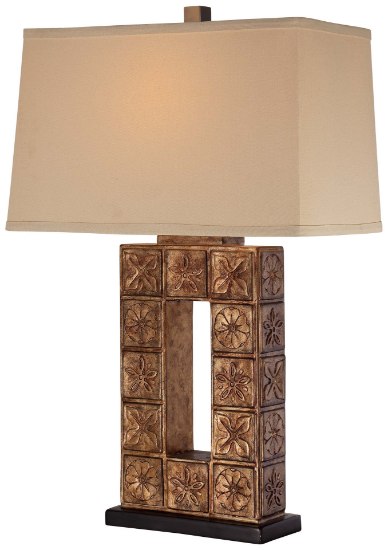 Foto para 100w SW 1 Light Table Lamp Bronze Creme