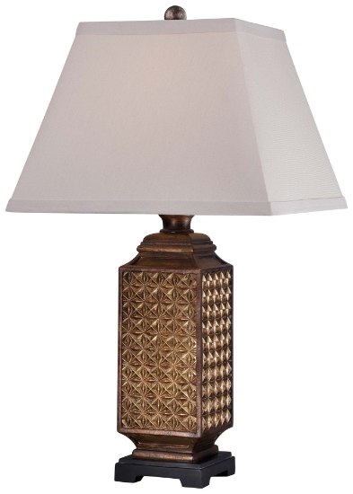 Picture of 100w SW 1 Light Table Lamp Bronze Cream