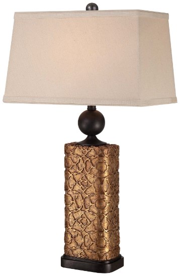 Picture of 100w SW 1 Light Table Lamp Bronze Oatmeal