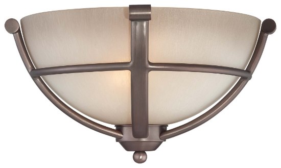 Picture of 60w SW 2 Light Wall Sconce Harvard Court Bronze (Plated) Light French Scavo