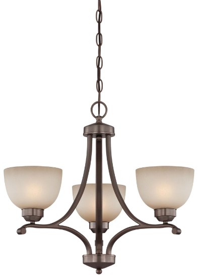 Foto para 100w SW 3 Light Mini Chandelier Harvard Court Bronze (Plated) Light French Scavo