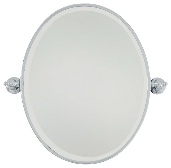 Foto para SW Oval Mirror - Beveled Chrome Excavation Glass