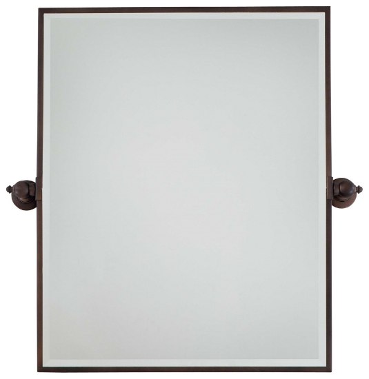 Foto para SW Xl Rectangle Mirror - Beveled Dark Brushed Bronze (Plated) Excavation Glass