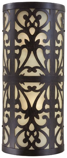 Foto para 13w SW 2 Light Pocket Lantern Iron Oxide Etched Vanilla