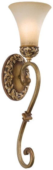 Picture of 100w SW 1 Lt Wall Sconce- Jessica Mcclintock Home- The Romance Collection™ Florence Patina Salon Scavo