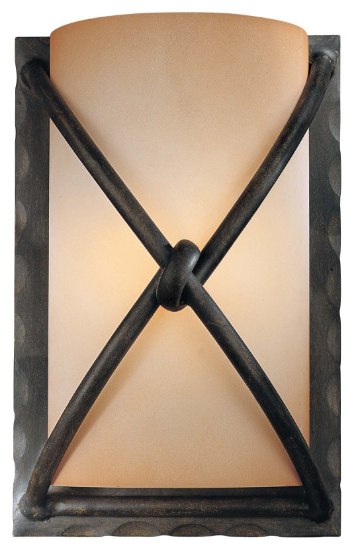 Picture of 60w SW 1 Light Wall Sconce Aspen Bronze Rustic Scavo