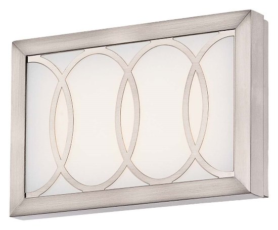 Foto para 19w WW Celice Led Bath  Brushed Nickel Etched White