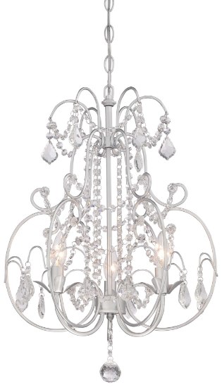 Foto para 60w SW 3 Light Mini Chandelier Vintage Silver