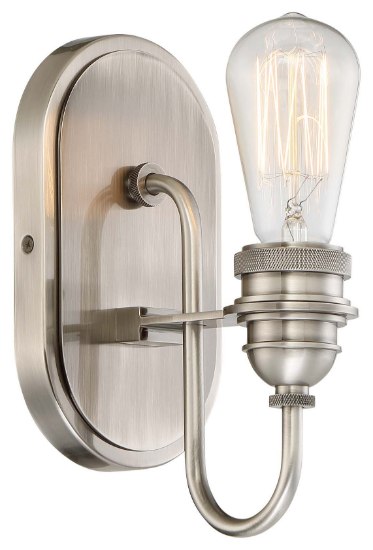 Foto para 40w SW 1 Light Bath Plated Pewter