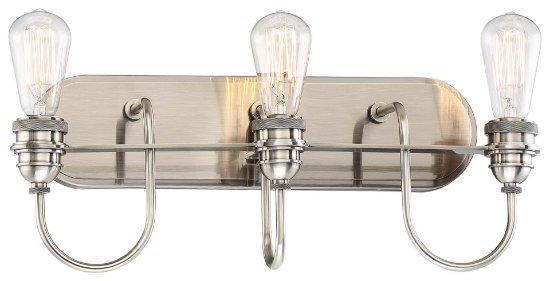 Foto para 40w SW 3 Light Bath Plated Pewter