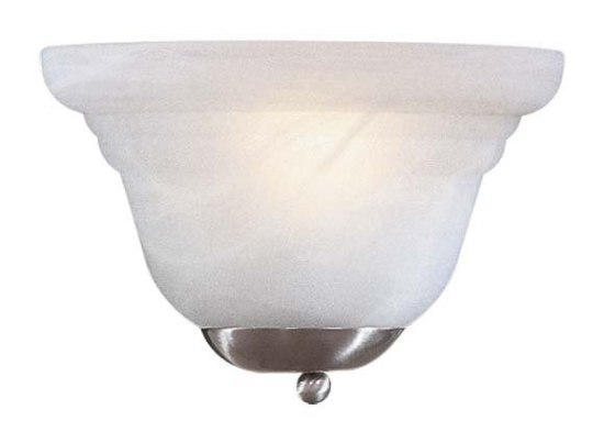 Picture of 60w SW 1 Light Wall Sconce White Etched Marble