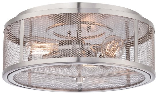 Picture of 40w SW 3 Light Flush Mount Brushed Nickel