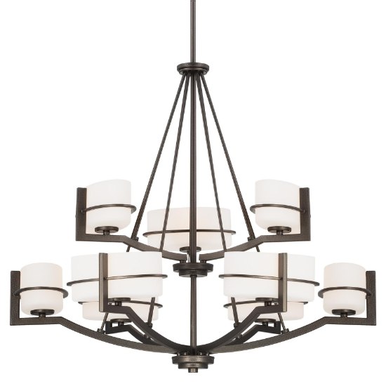 Foto para SW 9 Light Chandelier Smoked Iron