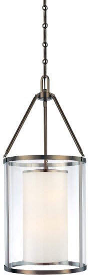 Foto para 60w SW 6 Light Pendant Harvard Court Bronze (Plated) Clear