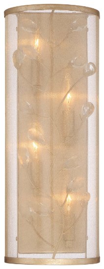 Picture of 60w SW 4 Light Wall Sconce Nanti Champaign Silver Gossamer Gold