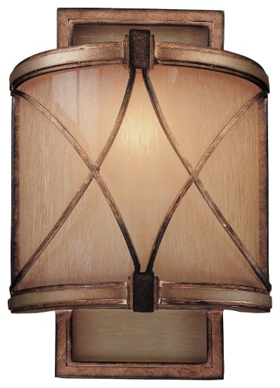 Foto para 100w SW 1 Light Wall Sconce Aston Court Bronze Avorio Mezzo