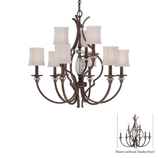 Picture of SW 9 Light Chandelier Dark Noble Bronze