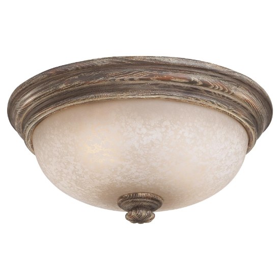 Picture of SW 2 Light Flush Mount Regents Patina