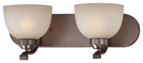 Picture of 100w SW 2 Light Bath Harvard Court Bronze (Plated) Light French Scavo