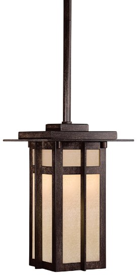 Picture of 13w SW 1 Lt Outdoor Pendant Iron Oxide Double French Scavo