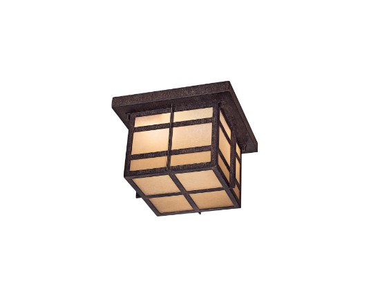 Picture of 13w SW 3 Light Flush Mount Iron Oxide Double French Scavo