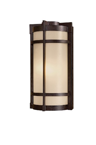 Picture of 26w SW 1 Light Pocket Lantern Textured French Bronze Pearl Mist