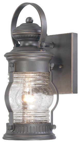 Foto para 60w SW 1 Light Wall Mount Oil Rubbed Bronze W/ Gold Highlights