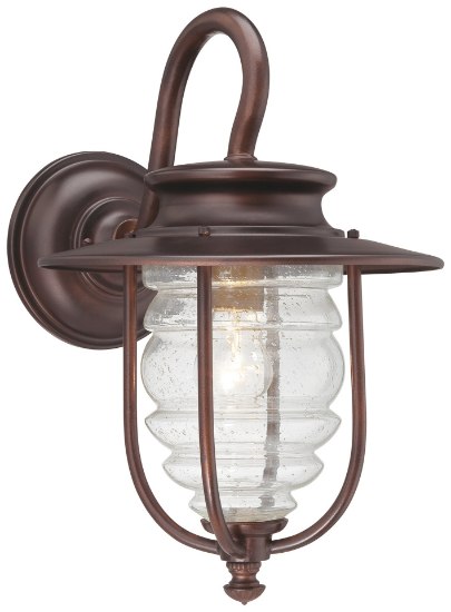 Picture of 100w SW 1 Lt Outdoor Wall Mount Chelesa Bronze Clear