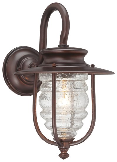 Picture of 100w SW 1 Lt Outdoor Wall Mount Chelesa Bronze Clear