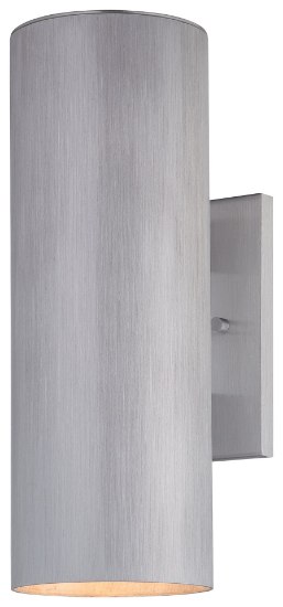 Foto para 26w SW 2 Light Wall Mount Brushed Stainless Steel Clear