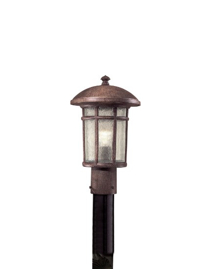 Foto para 100w SW 1 Light Post Mount Vintage Rust Driftwood