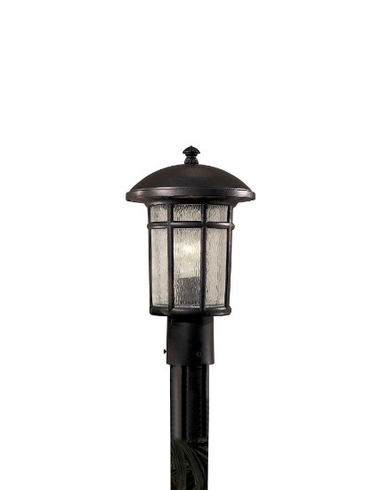 Picture of 100w SW 1 Lt Outdoor Post Mount Heritage Driftwood