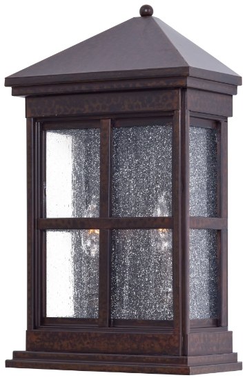 Picture of 60w SW 2 Light Pocket Lantern Rust (Chemical) Clear