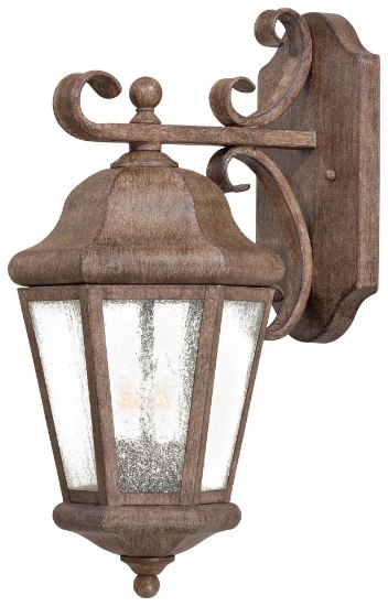 Foto para 60w SW 2 Light Outdoor Wall Mount Vintage Rust Clear Seedy