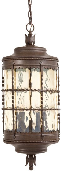 Foto para 60w SW 5 Lt Outdoor Chain Hung Vintage Rust Champagne