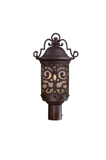 Picture of 13w SW 1 Lt Outdoor Post Mount Chelesa Bronze Double French Scavo