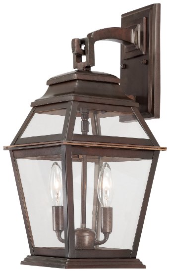 Picture of 60w SW 2 Light Wall Mount Architectual Bronze Clear