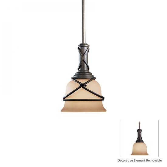 Foto para SW 1 Light Mini Pendant Aspen Bronze