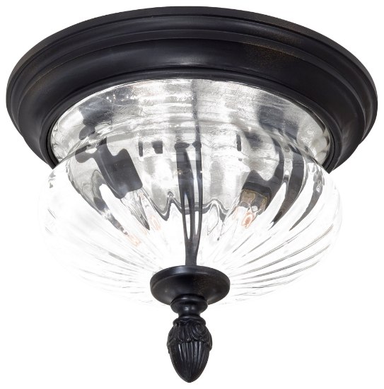 Foto para 40w SW 2 Light Flush Mount Heritage Double French Scavo