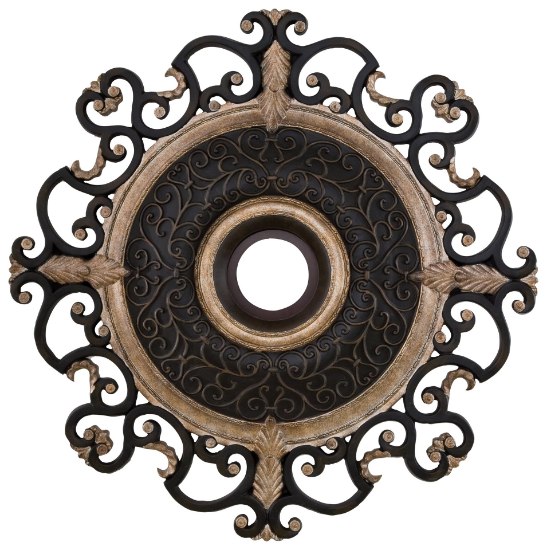 Picture of SW 38In Ceiling Medallion For F705/F715 Fans Sterling Walnut