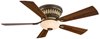 Foto para 139.8w SW Flush Mount Ceiling Fan Golden Bronze Excavation