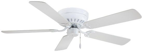 Picture of 65.5w SW Flush Mount Ceiling Fan White