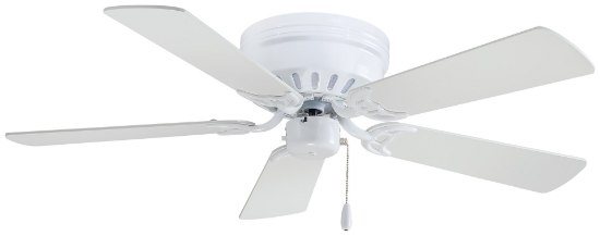 Picture of 50w SW Flush Mount Ceiling Fan White