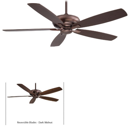 Foto para 84.6w SW Kola-Xl Ceiling Fan-60In Dark Brushed Bronze