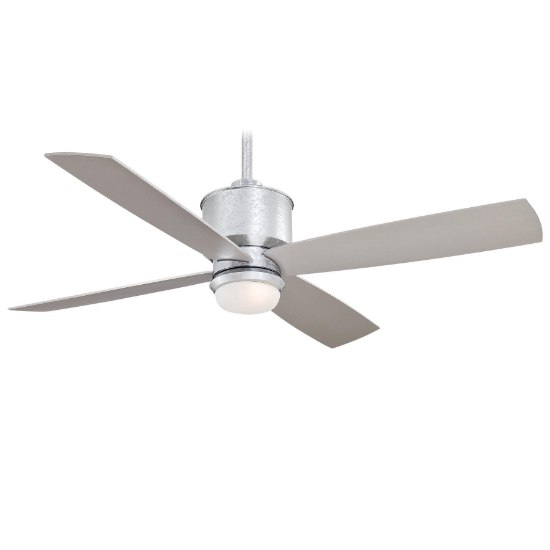 Foto para 122.6w SW Strata Ceiling Fan-52In Galvanized Etched Opal