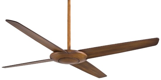 Picture of 63.9w SW 52In Pancake Ceiling Fan 2014 Distressed Koa